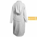 حوله تن پوش سفید طرح دنیز4