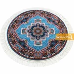فرش گرد آبی طرح ناردون10