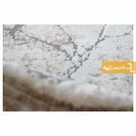 فرش گرد کرم طرح ماربل5