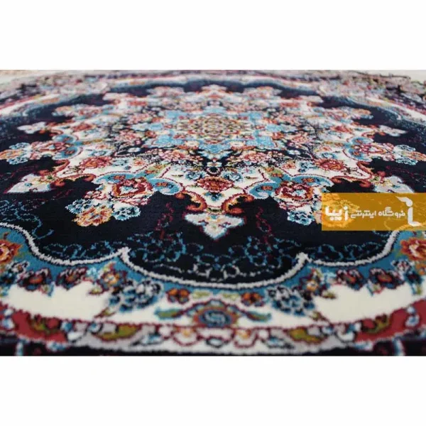 فرش گرد کرم طرح نیلا6