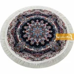 فرش گرد کرم طرح نیلا10