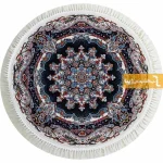 فرش گرد کرم طرح نیلا9