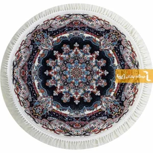 فرش گرد کرم طرح نیلا9
