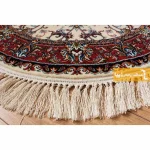 فرش گرد کرم طرح صبا11