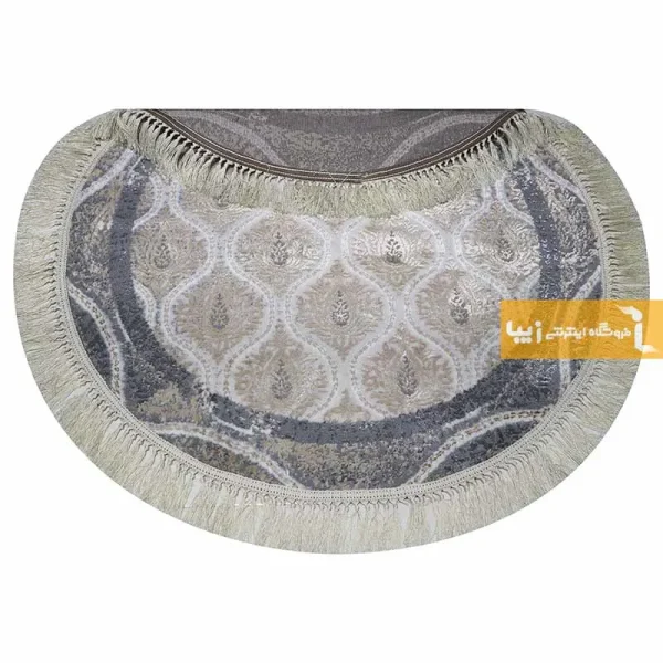 فرش گرد کرم طرح گندم9