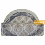 فرش گرد کرم طرح گندم8