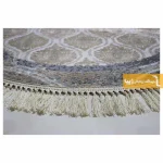 فرش گرد کرم طرح گندم13