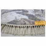 فرش گرد کرم طرح کویر6