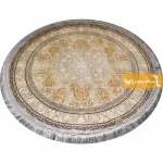 فرش گرد کرم طرح شاهکار9