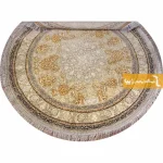 فرش گرد کرم طرح شاهکار6