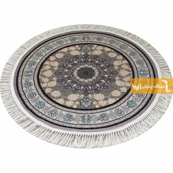 فرش گرد فیلی طرح اصفهان7