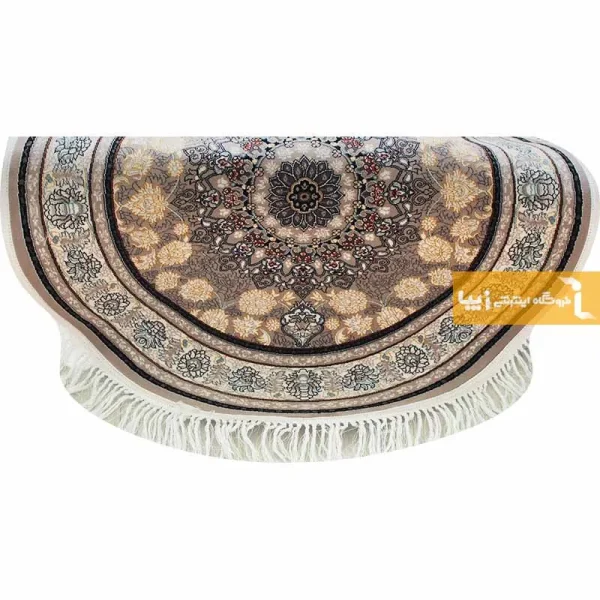 فرش گرد فیلی طرح اصفهان4
