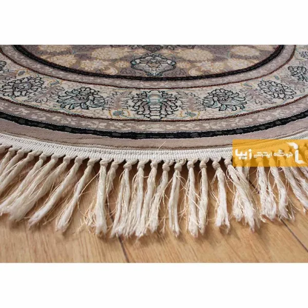 فرش گرد فیلی طرح اصفهان2