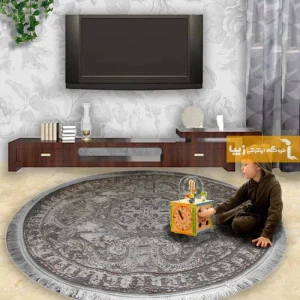 فرش گرد فیلی طرح رادین1