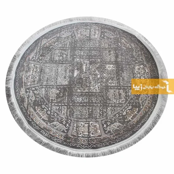 فرش گرد فیلی طرح سورن7