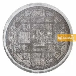 فرش گرد فیلی طرح سورن5