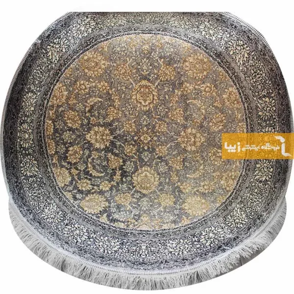 فرش گرد فیلی طرح افشان10
