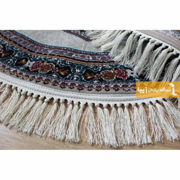 فرش گرد فیلی طرح باغ معلق10