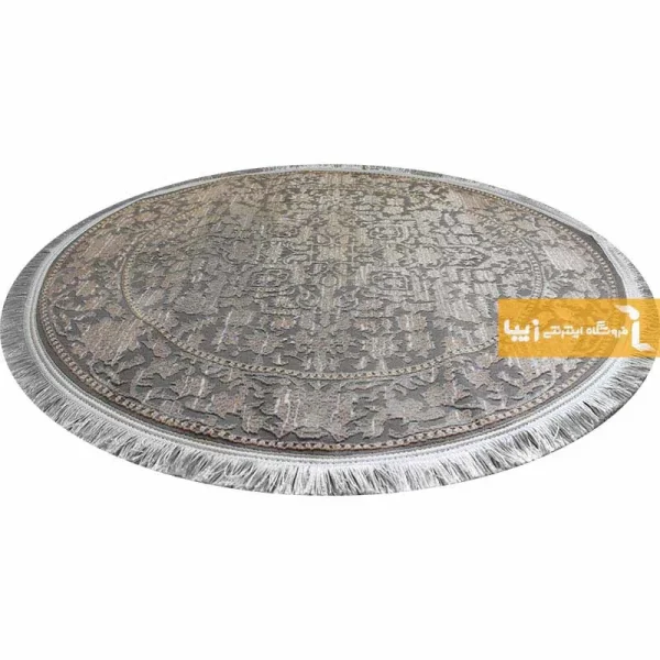 فرش گرد فیلی طرح سرو9
