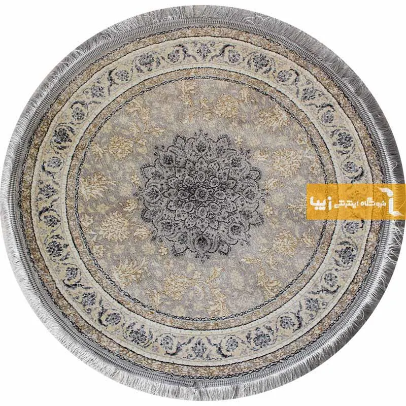 فرش گرد فیلی طرح شاهکار12