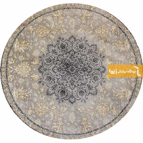 فرش گرد فیلی طرح شاهکار6