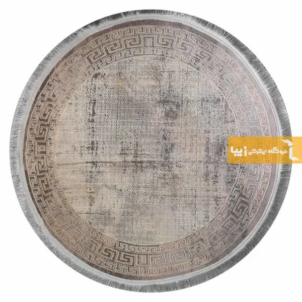 فرش گرد فیلی طرح ورساچ2