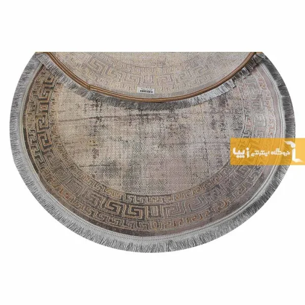 فرش گرد فیلی طرح ورساچ12