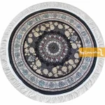 فرش گرد دودی طرح اصفهان11