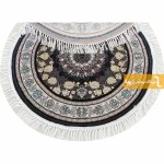 فرش گرد دودی طرح اصفهان7