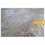 فرش گرد طوسی طرح درباری6