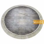 فرش گرد طوسی طرح مراکش12