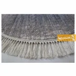 فرش گرد طوسی طرح پاسکال4