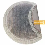 فرش گرد طوسی طرح پاسکال2