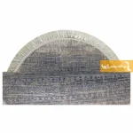 فرش گرد طوسی طرح پاسکال9