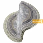 فرش گرد طوسی طرح پتینه11