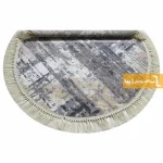 فرش گرد طوسی طرح پرتو3