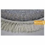 فرش گرد طوسی طرح روناک12