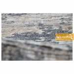 فرش گرد طوسی طرح صحرا4