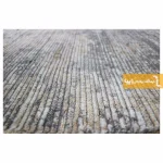 فرش گرد طوسی طرح صحرا9