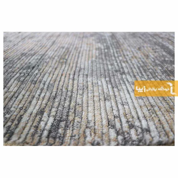 فرش گرد طوسی طرح صحرا9