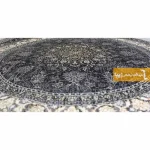 فرش گرد دودی طرح شاهکار2