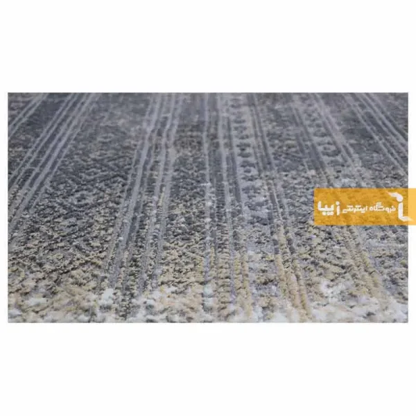 فرش گرد طوسی طرح طنجه3