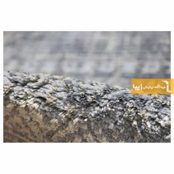 فرش گرد طوسی طرح طنجه2