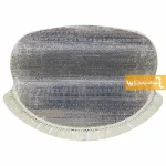 فرش گرد طوسی طرح طنجه11