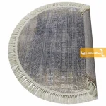 فرش گرد طوسی طرح طنجه4