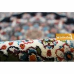 فرش گرد سرمه ای طرح نیلا4