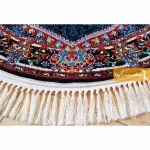 فرش گرد سرمه ای طرح ناردون5