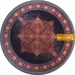 فرش گرد بنفش طرح آمیتیست11