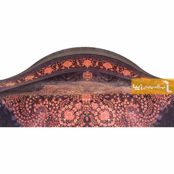 فرش گرد بنفش طرح آمیتیست7