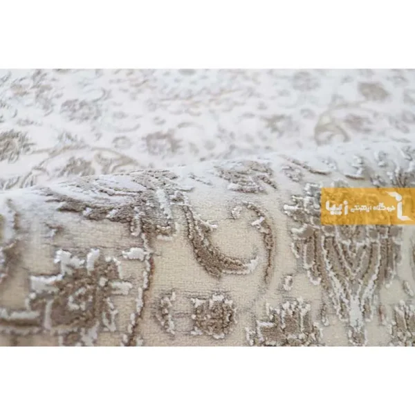 فرش کرم طرح بوستان9